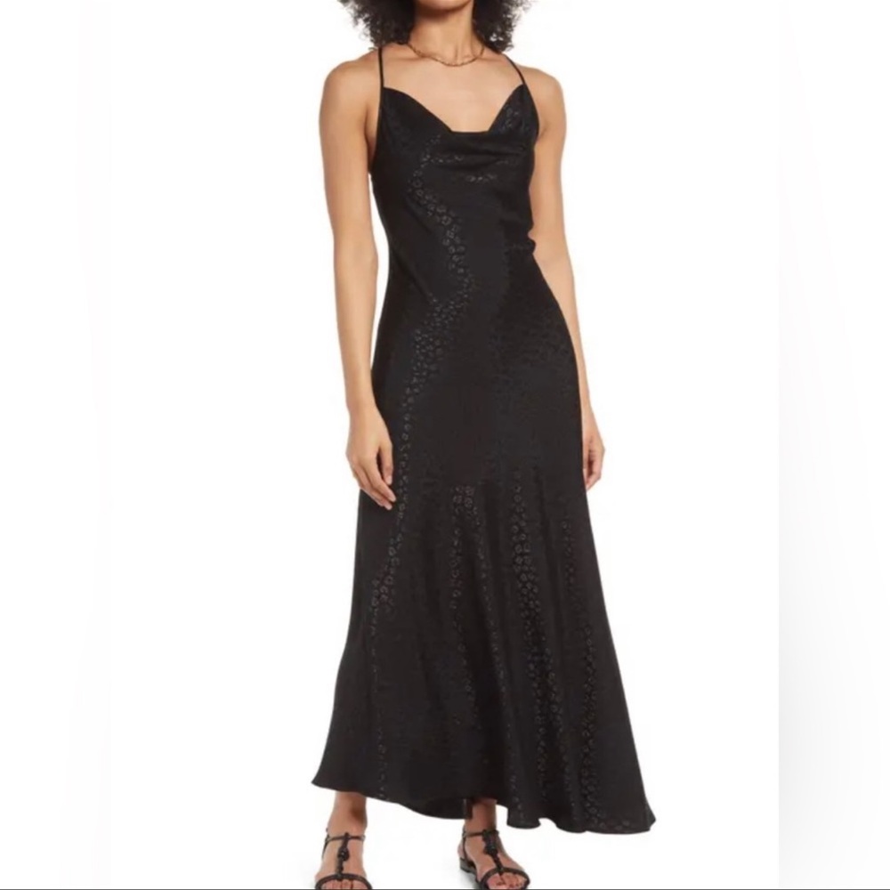 Satin Midi Dress